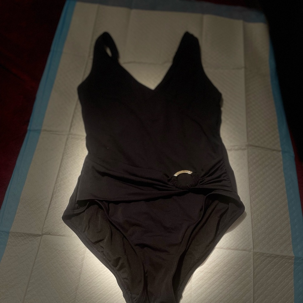 Michael Kors Black One-Piece Swimsuit